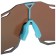 E22 bicycle glasses with interchangeable lenses in the case, blue color