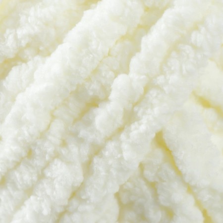 Yarn "Fluffy" 100% micropoliester 70m/150g (711 dairy)-2
