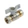 Ball crane "STM" Standard, 16 x 16 mm, tsang/tsang, butterfly