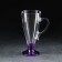 Mug "brightness", glass, 250 ml, color bottom