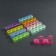 Organizer for decor, 4 cells, 10 × 2 × 2 cm, color mix
