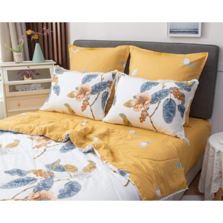 A set with a blanket "Bernadett No. 50", size 150x210 cm, 180x230 cm, 50x70 cm - 2 pcs-1