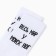 Women's socks "The whole world at my feet", white color, size 36-40
