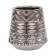 Decorative vase "Ornament", 17.5 × 17.5 × 18 cm, silver color