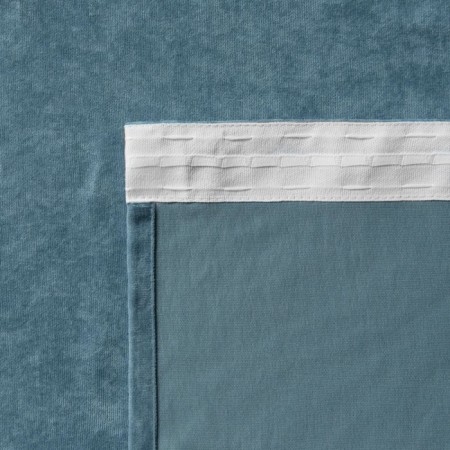 Set of curtains "Tina", size 2x145x270 cm, blue color-2