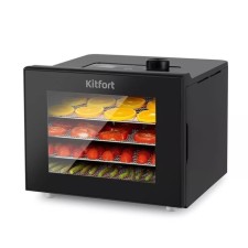 Drywall for vegetables and fruits KitFort KT-1946, 380 W, 5 tiers, black