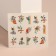 Slider - nail design "Geometry in colors", packing 6 pcs, multi -colored