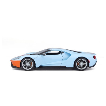 MASTO DIE-CAST 2017 Ford GT machine, opening doors, 1:18, orange-blue color-12