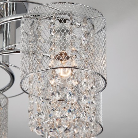 Bonnie 5x60W E27 chandelier chrome-2