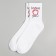 Male socks "Love You" p. 41-44 (27-29 cm), white