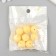 Busina Silicon "Round with a beam" Light yellow d = 1.5 cm