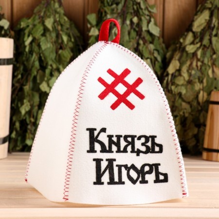 Bath cap with applique "Prince Igor"