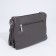 Bag Cross-Bodi with a zipper, gray color