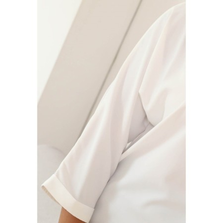 Female blouse, size 48, white color-9