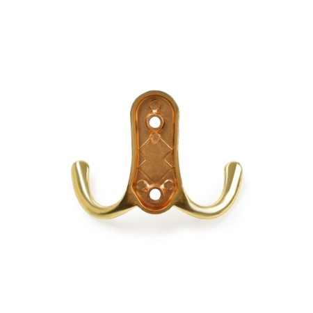 Furniture tundra hook TKD024 Light, two -rod, gold-3