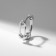 Piercing in the ear (Helix) "Pin", d = 8 mm, color silver