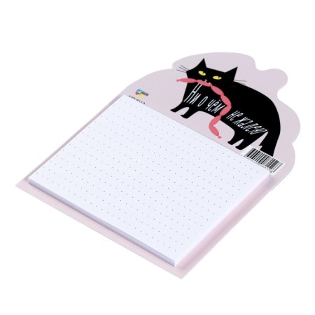 Figure notebook "Cat" on the magnet, sausages, 10.5x14.5 cm-3