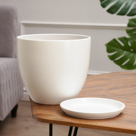 Flower pot "Color Gam" white 5.9l-1