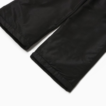 Semi -combines insulated for boys, black color, height 122 cm-3