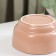 Ceramic “Cream” bowl, 300 ml, 11 × 5.5 cm, pink color