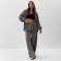 Women's costume (sweatshirt and trousers) KAFTAN PLUSHY p. 40-42, gray