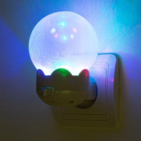 Spinker "Balls" LED White-blue 7x7x11 cm-2