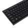 The keyboard set and the mouse Smartbuy One 114282, wire, membranes, 2400 dpi, USB, black