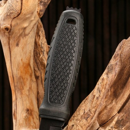Tactical knife "Alfa" 23cm, blade 110mm/3mm, with fiberglass, black-4
