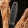 Tactical knife "Alfa" 23cm, blade 110mm/3mm, with fiberglass, black