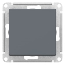 Выключатель SE ATLASDESIGN, 10 А, 1 клавиша, сх.1, механизм, цвет грифель