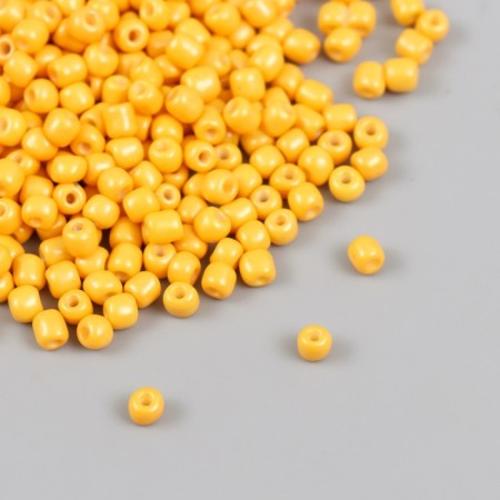 Glass beads 6/0 "yellow" bright 450 gr