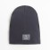Two-layer children's hat, dark gray color, size 50-54