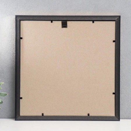 Photo frame plastic 25x25 cm, gold (plastic screen)-2