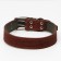 Collar combined leather/tarpaulin, 83 x 4.5 cm, Osh 50-70 cm, brown
