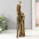 Souvenir Polystone "Father and Daughter" 9.5x5.5x27.5 cm