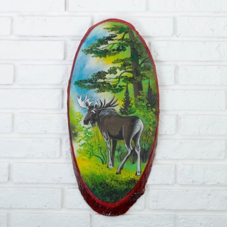 Panel on the saw "Summer.", 52-56 cm, stone baby, vertical