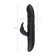 Unrealistic vibrator Waname D-Splash Hail, silicone, black color, 23.8 cm