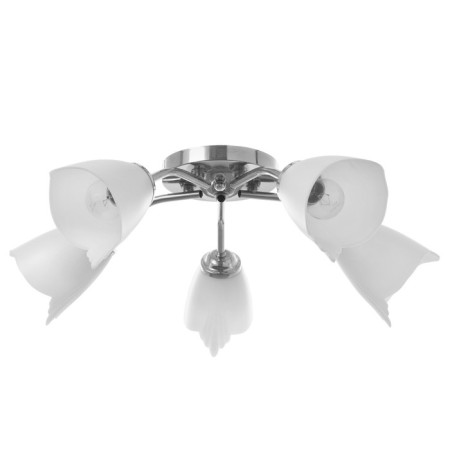 Six 5x15W E27 chandelier 52x52x15cm Bayerlux