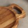 ADELICA END with ADELICA handles, 25.5 × 17.5 × 2 cm, oak