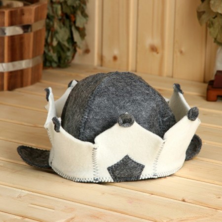 Bath Hat "Snow Queen", felt