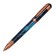 Gift handle, ball "Venzura" in the leatherette case, rotary, Blue marble body with gold