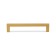 Cappio Square RSC007, aluminum, m/o 128 mm, matte gold.