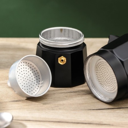 ALUM BLACK DOLIM COVERNARY COMPENTER, 1 cup, 50 ml, black color-3