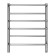 Electric Terminus towel "Euromix" P6, 500x650 mm, chrome