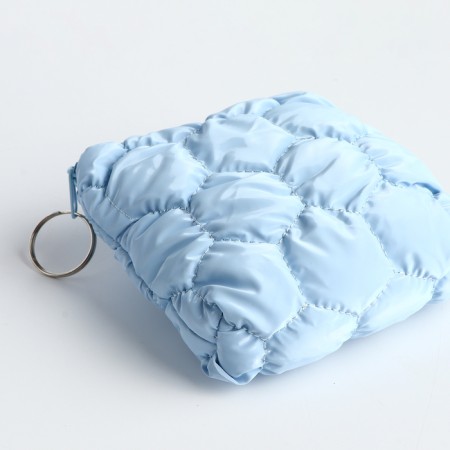 Women's wallet with lightning, blue color-2