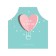 Apron of a kitchen with a photo print "Love in the air", adjustable, size OS