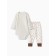 A set for a newborn (body/pants) "stars", beige color, height 68 cm