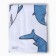 Plaid "Ethel" Funny Shark, 75x100 cm, 100% polyester, fleece 190g/m2