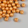 A set of beads "Pearls" d 10 mm, 250 grams, dark beige