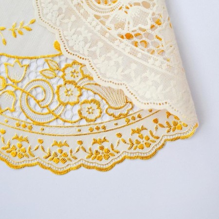 Towa Grace napkin, openwork, oval, 30x45 cm, color gold-3